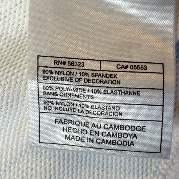 Nike Golf Shirt Womens L White Fit Dry Athletic Short Sleeve Polo Shirt NEW - Picture 7 of 9